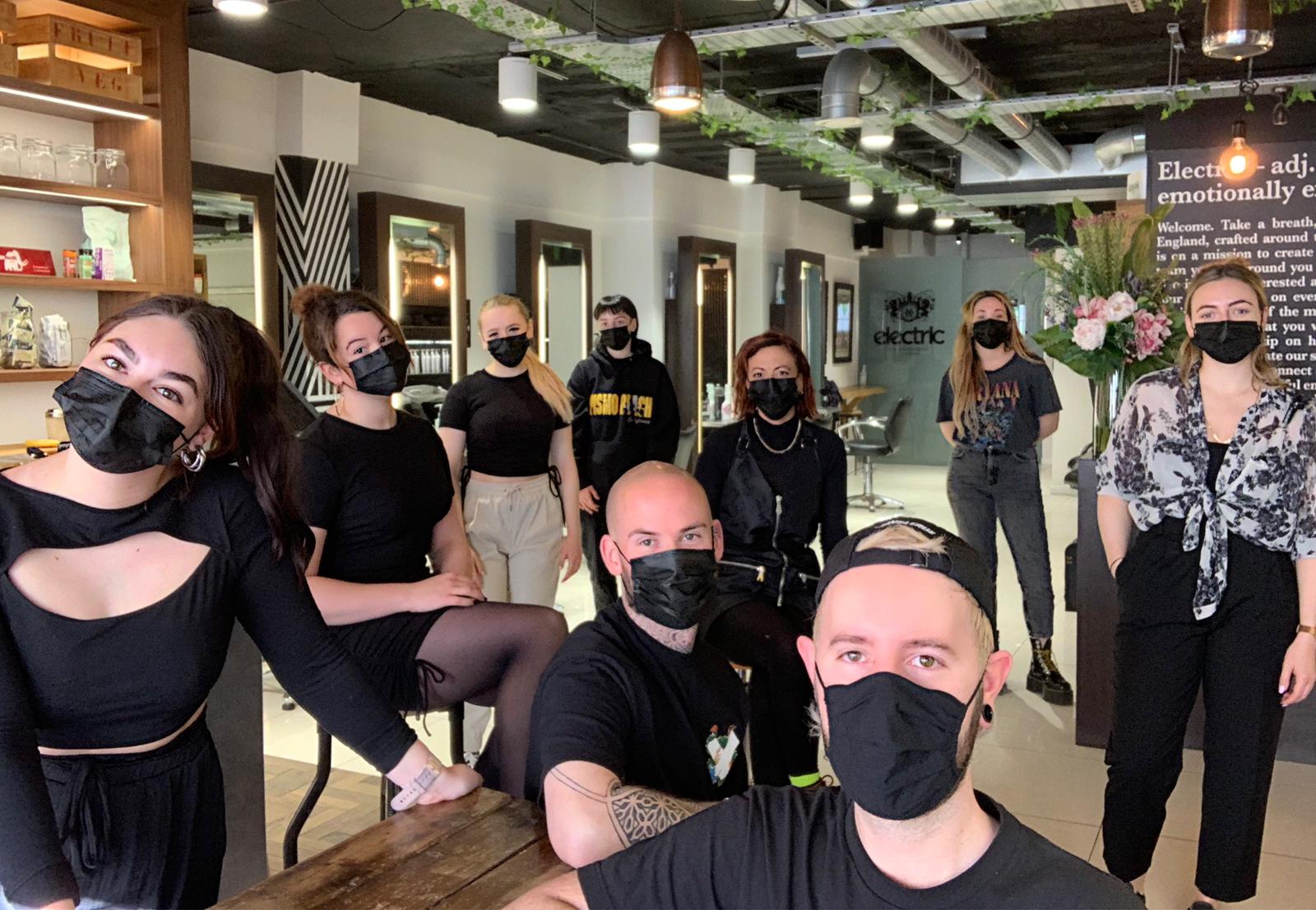 Electric Salons celebrate successful first week back Electric Hair